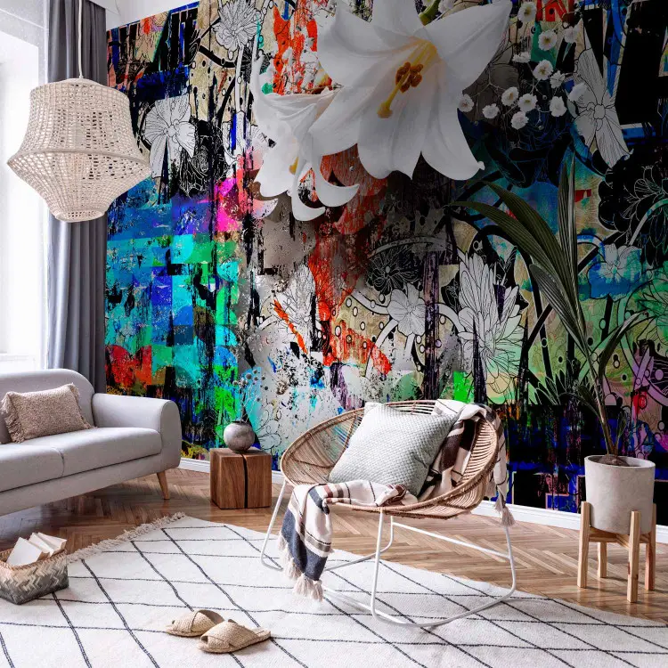 Fotobehang Graffiti Streetart 352 x 250 cm - Vliesbehang