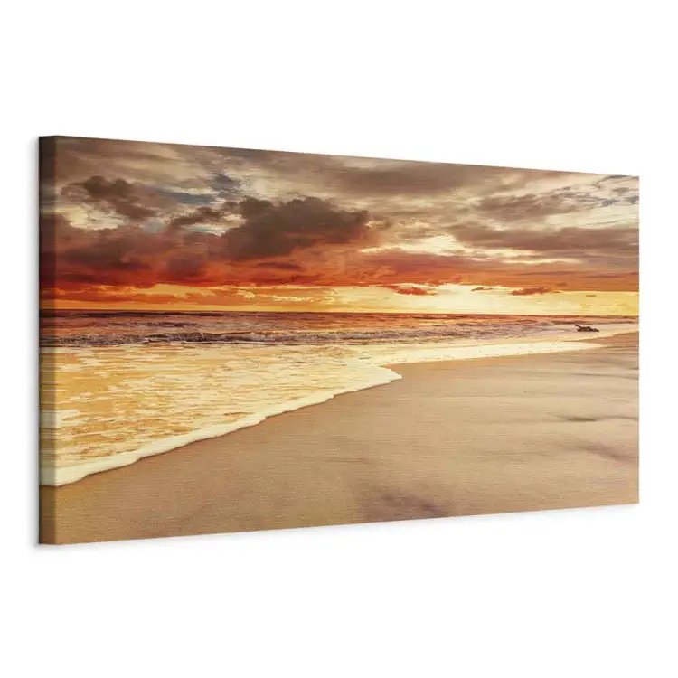 Strand: Mooie zonsondergang