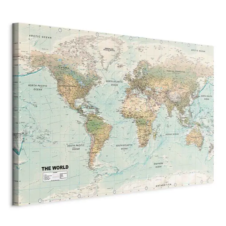 Wereldkaart: Mooie wereld