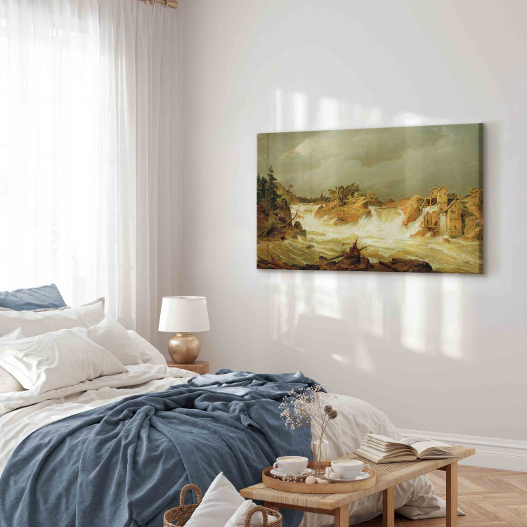 Schilderij Die Trollh ttan F lle Andreas Achenbach Beroemde