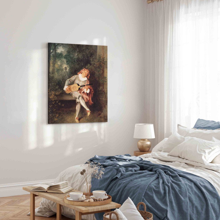 Schilderij Mezzetin Antoine Watteau Beroemde kunstschilders