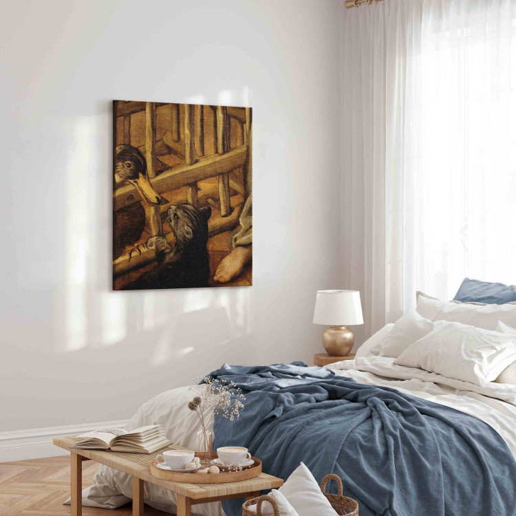 Schilderij Leda and the Swan Tintoretto Beroemde kunstschilders